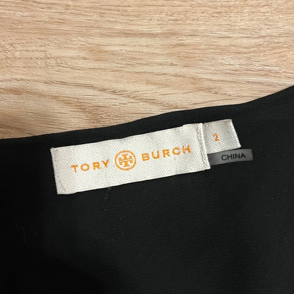 Tory Burch Hadley black silk dress